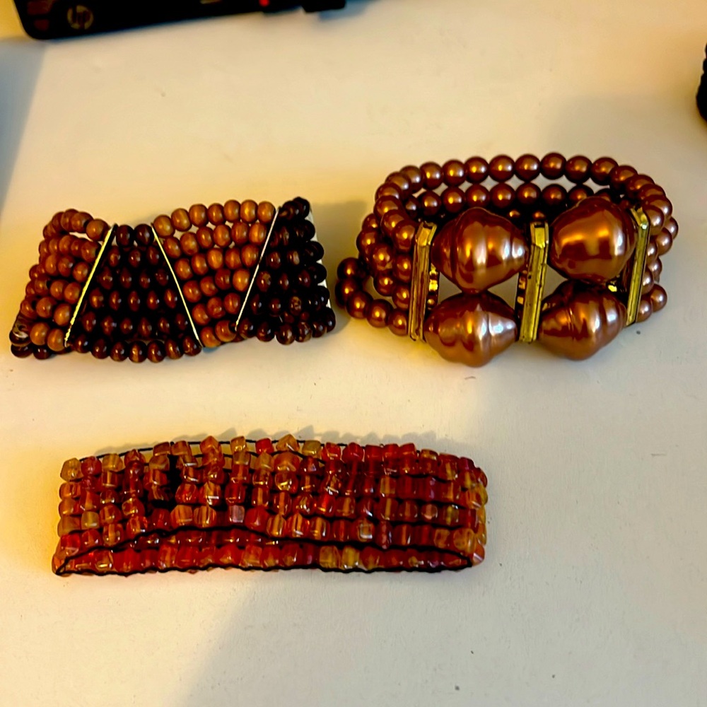Women’s Bracelets  sold me fun Earth Tone take all 3